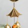 Wind Music Metal "Buddha on Monet" 3 bells 45 cm