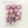 Set for decoration "beads", set 20 pcs, pink color