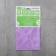 Nozzle for a flat mop with a clip-butter of a share, 40 × 21 cm, microfiber, lilac color