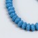 Beads for aromatherapy with the hole "disc. Royal blue" 0.6x1x1 cm set 33 pcs +-3