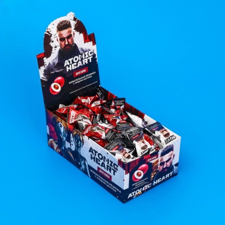 Chewing gum "Atomic Heart", sour, with a liquid center, 3 g-1