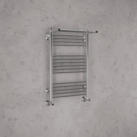 Water towel Terminus "Aurora" P20, 500x800 mm, lower connection, chrome-2