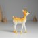 Souvenir Polystone Suspension "Deer in the Crown, with sprinkling" 7.5x3.5x10.5 cm