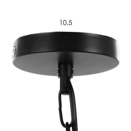 Bayerlux chandelier "Weaving" 4x40W E27 Black 40x40x140 cm-5
