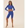Women's bicycles in the Rubchik Short Leggings Rib, size 42-44, blue color