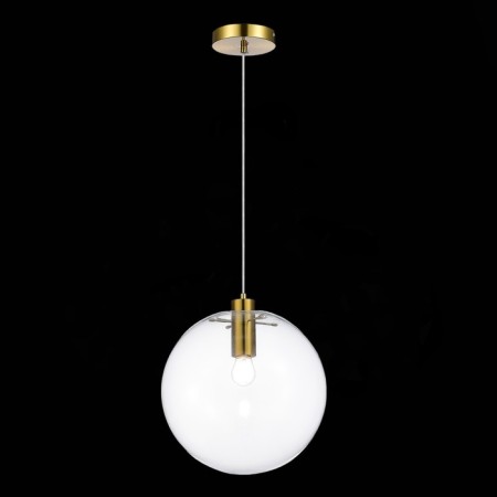STL LUCE Sus. SL1056.223.01. Noor. 1x60 W, E27, 30x30x160 cm, gold color-1