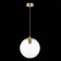 STL LUCE Sus. SL1056.223.01. Noor. 1x60 W, E27, 30x30x160 cm, gold color