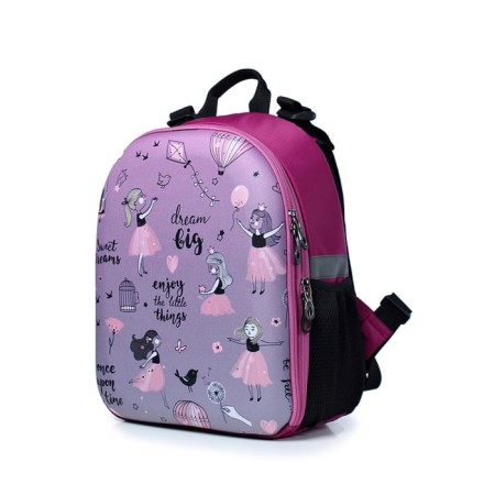 School backpack, 270x365x120 cm, lilac