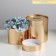 A set of golden hats 2 in 1, gift packaging, “congratulations”, 12 x 12, 15 x 15 cm