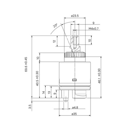 Mixture cartridge D35 BL CD #2, D = 35-6