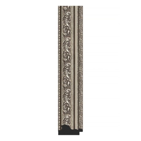 Mirror in the baguette frame, vignette aged silver 56 mm, 50x70 cm-2