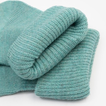 Women's socks, mint color, size 25-2