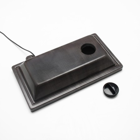 Aquarium "rectangular" with a lid, 20 liters, 36 x 19 x 29/34 cm, wenge-4