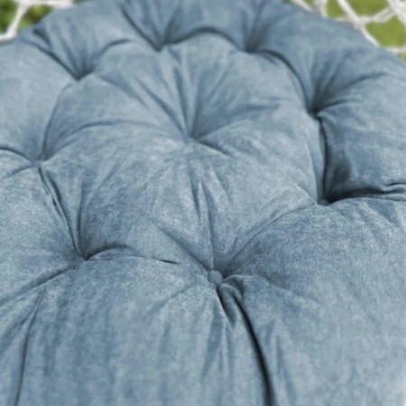 Pillow for swing "Tina", diameter 60 cm, blue color-3