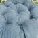 Pillow for swing "Tina", diameter 60 cm, blue color