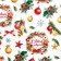 Paper packing glossy bilateral "winter", 50 x 70 cm, new year