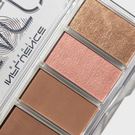 Palette contouring Influence Beauty Golden Decagon, tone 01, 10g-4