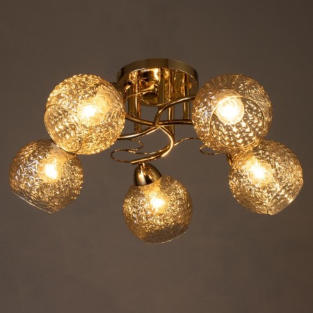 Erion chandelier 5he27 40W gold 56x56x22 cm Bayerlux-2