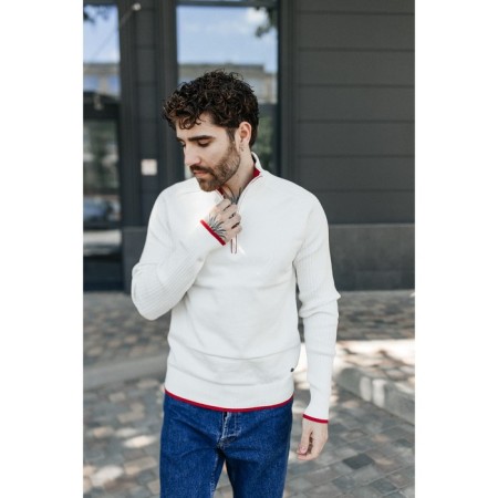 Jumper male ise, size 50, white color-3