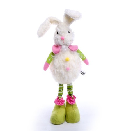 Soft toy "Rabbit", 30 cm, white color