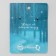 Earrings "Duet Snowflakes", white color in silver