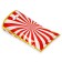 Gift, metallized, "fan" red 17x25 cm, 20 microns 10 pcs set