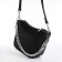 Bag Women's Cross-Bodi with a zipper, black color