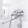 Bath mixer "RMS" SL71-143P, pour 300 mm, shower set, zinc, chromium