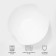 Luminarc Salenco salad bowl, 1.4 l, d = 24 cm, glass ceramic, white