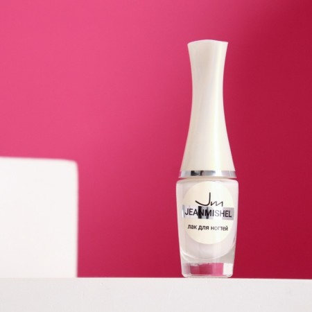 Nail polish jeanmishel tone 108 pink-pink sparkling, 5.5 ml