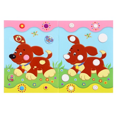 Developing stickers for kids "house"-4
