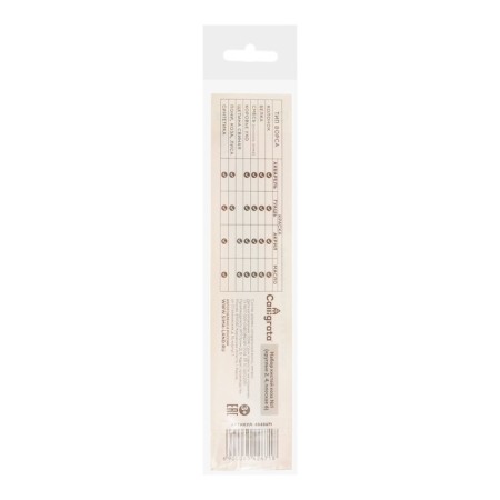 Koz's Casses 3 pieces, calligrata No. 1 (round No. 2, 4; flat No. 6), wooden handle, package-5