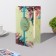 Postcard "On this special day of the anniversary!" Green background, flowers