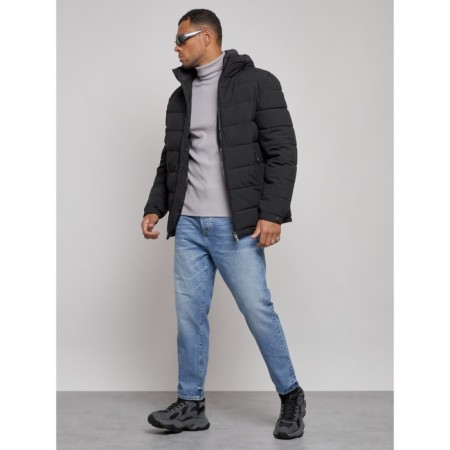 Sports male winter, size 56, black color-2