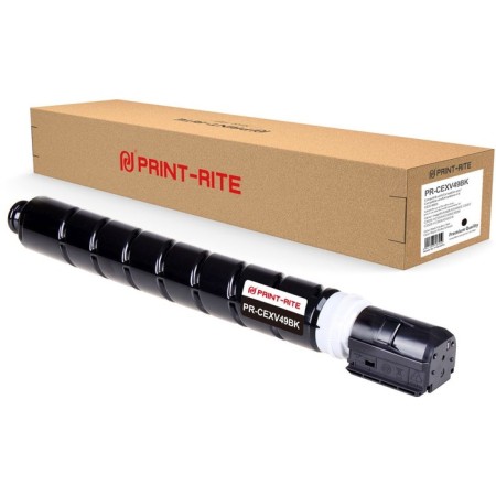 Laser Cartridge Print-Rite TFC874BPRJ PR-CEXV49BK Black C-EXV49BK Black (36000K), black-3