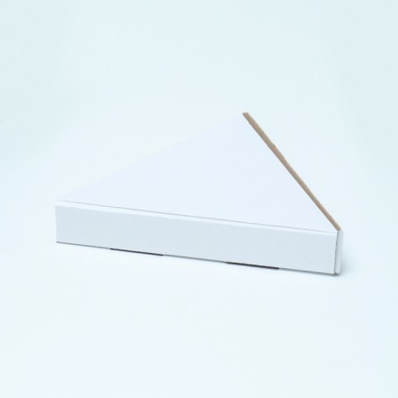 Box for a piece of pizza, white 26 x 26 x 4 cm