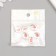 Busina for creativity plastic "Pearl Flat Circle with Rose" 0.5x1.6x1.6 cm