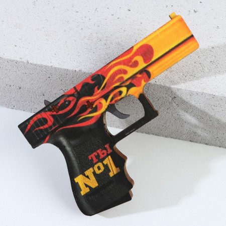 Souvenir weapon Pistol "Fire", length 19.8 cm-3
