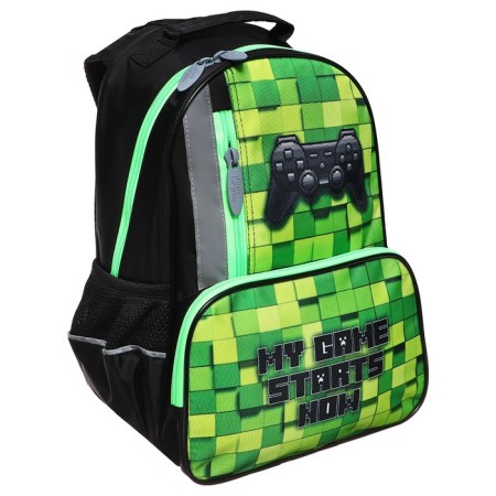 School backpack, 37 x 26 x 13 cm, ergonomic back, calligrata ORT "Game"-5