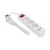 Extension cord Standard 3 Nests, 1.5m, 3x1.0mm², s/s, with a switch, 2 USB, white Rexant