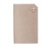 The diary is low, 120x200 mm 128 sheets, leatherette, gray block 70 g/m2, lies, a refrain with a colored button, gray