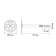 Dowel tundra, for insulation, with a metal nail, 10x200 mm, 50 pcs