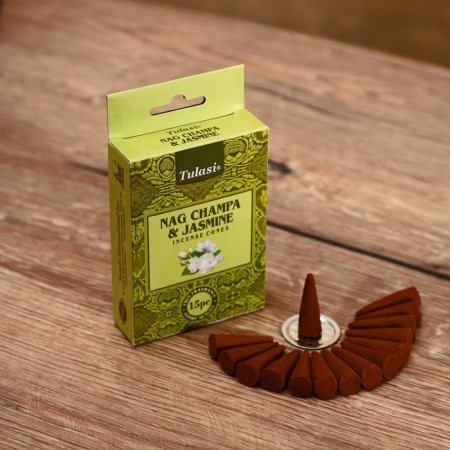 Nag Champa "Tulasi" 15 aromacons jasmine