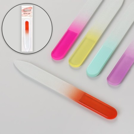 Glass for nails "Color gradient", 9 cm, in a case, color mix-1