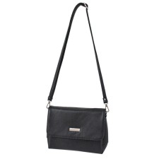 Messenger bag, valve department, black color 17x26x10cm