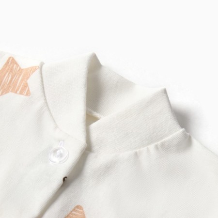 Sandwheel Bloom Baby Stars with Cor. Sleeve, p. 80 cm, milk-1