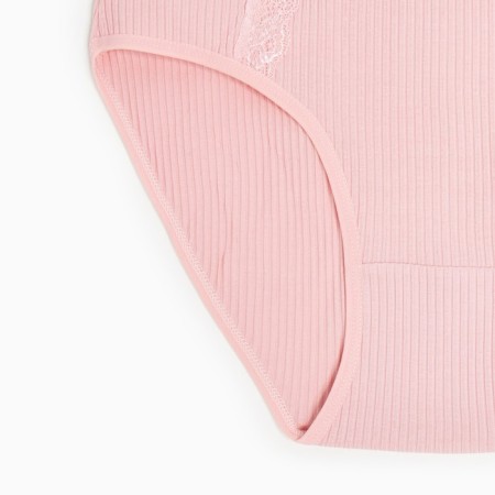 Panties female slips, pink color, rr 46-48-1