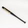 Lacked bat "instead of a thousand words", black with a gold inscription, 65 cm
