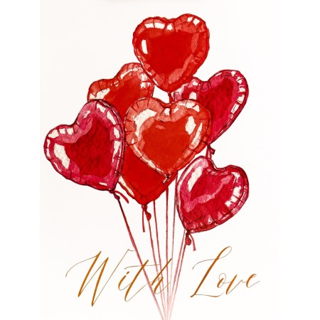 Gift Vertical Gift "With Love", 26 × 32 × 12 cm-2