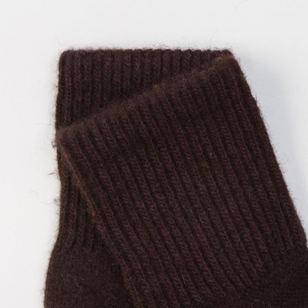 Nosk children from Mongolian wool, chocolate color, size 18-20 cm (5)-1